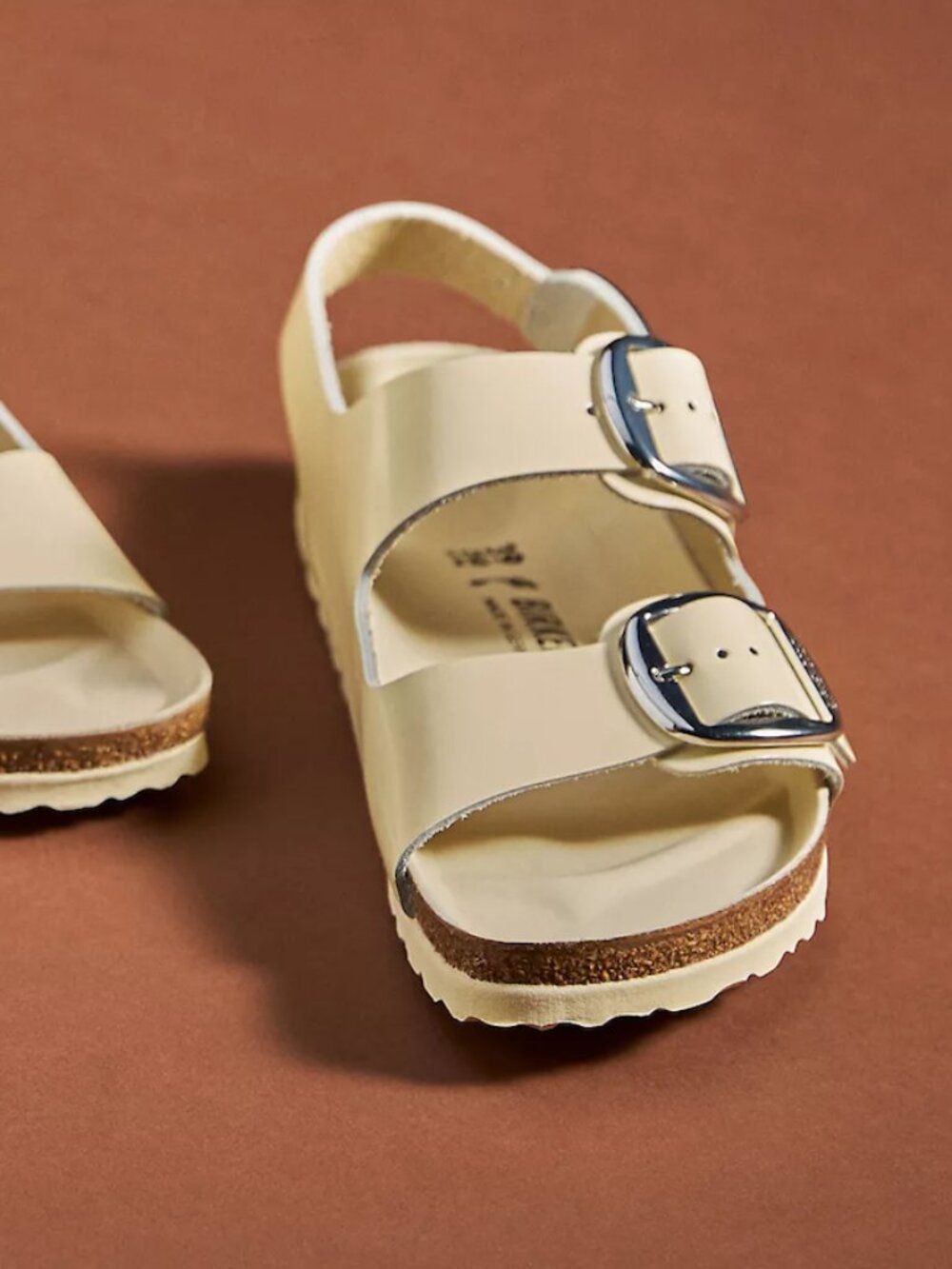 Birkenstock Milano Big Buckle High Shine Sandals size 37 NEW